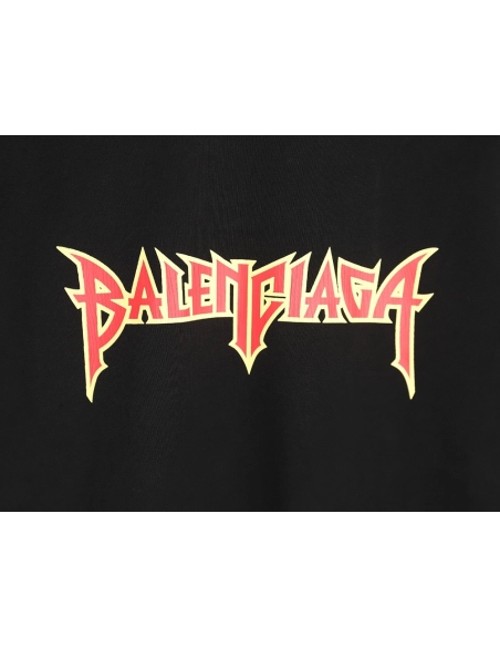 Balenciaga flame logo letter print fake twopiece long sleeve TSK1,Cheap Replica Reps Balenciaga