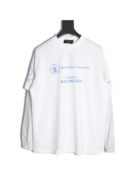 Balenciaga wheat ear fake twopiece long sleeves,Cheap Replica Reps Balenciaga