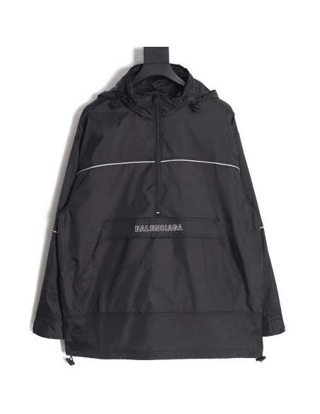 Balenciaga Half Zip Hood Jacket,Cheap Replica Reps Balenciaga