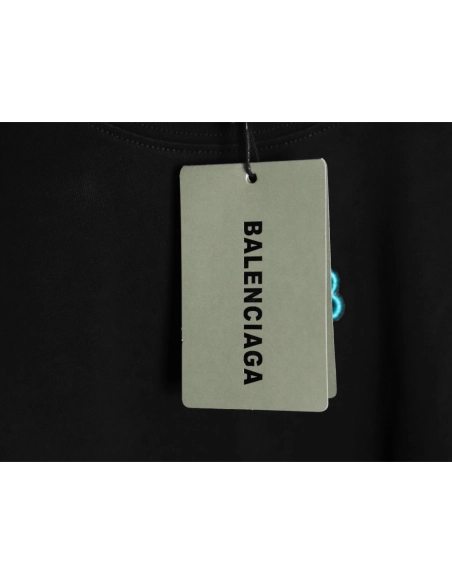 Balenciaga Double B embroidered Tshirt TSK1,Cheap Replica Reps Balenciaga