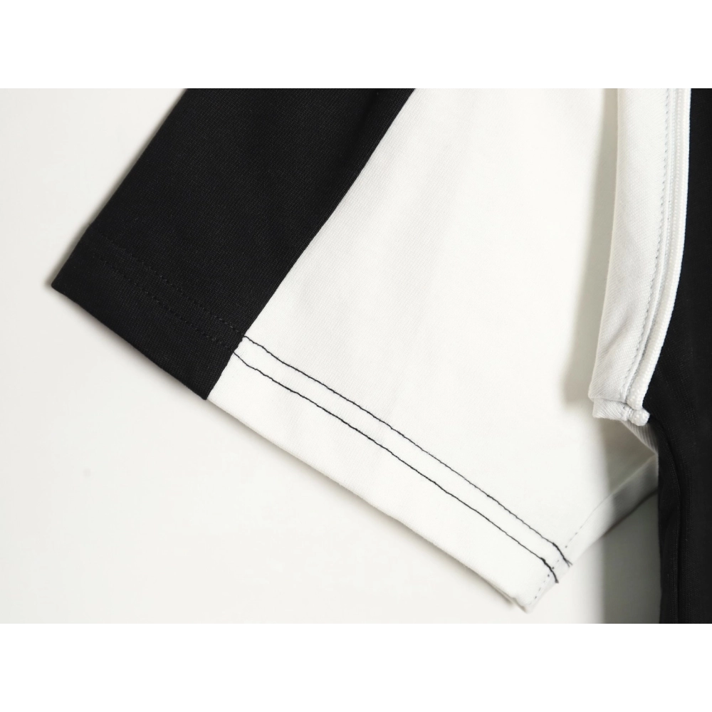 Balenciaga 3M logo embroidered patchwork Tshirt TSK1,Cheap Replica Reps Balenciaga