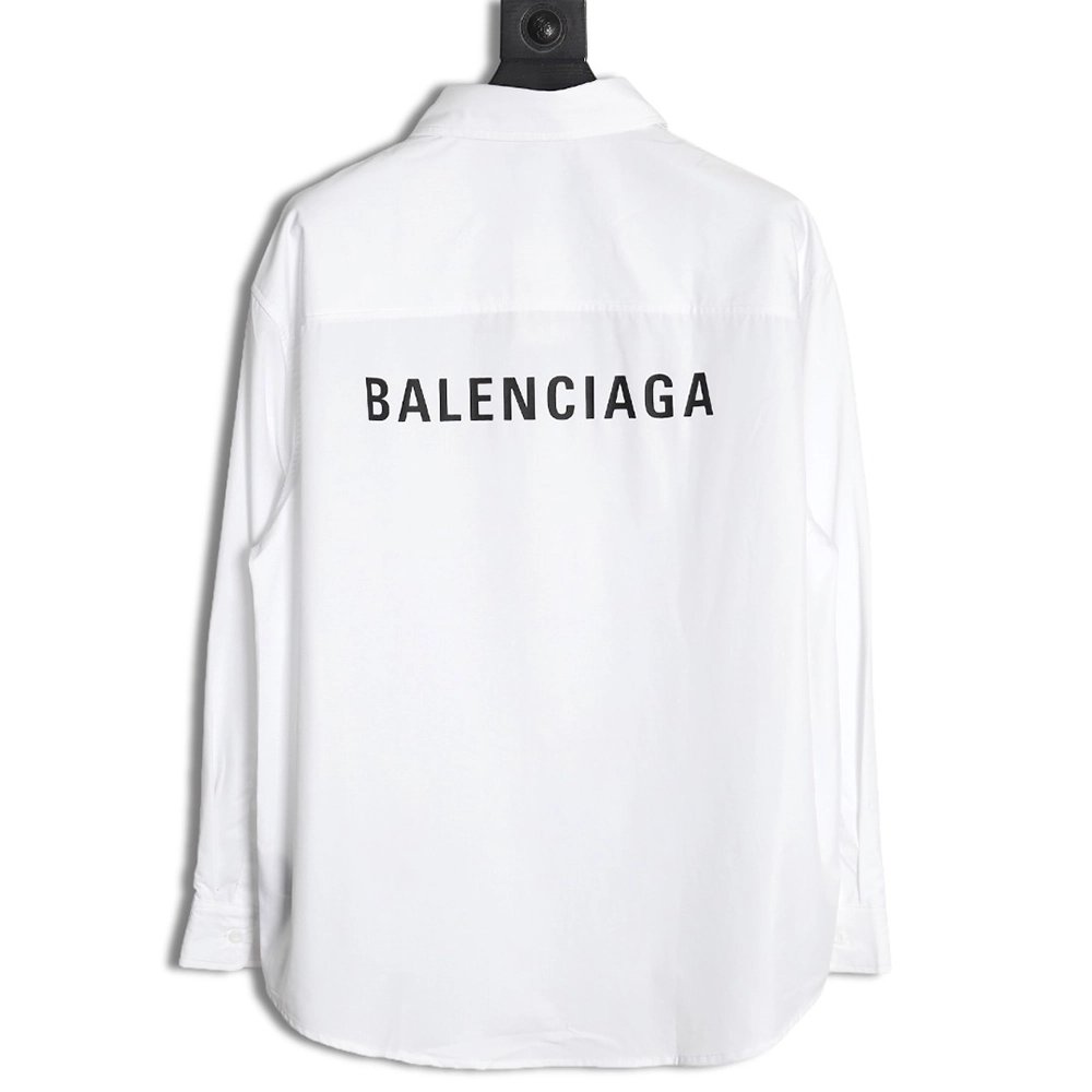 Balenciaga lettering back shirt,Cheap Replica Reps Balenciaga