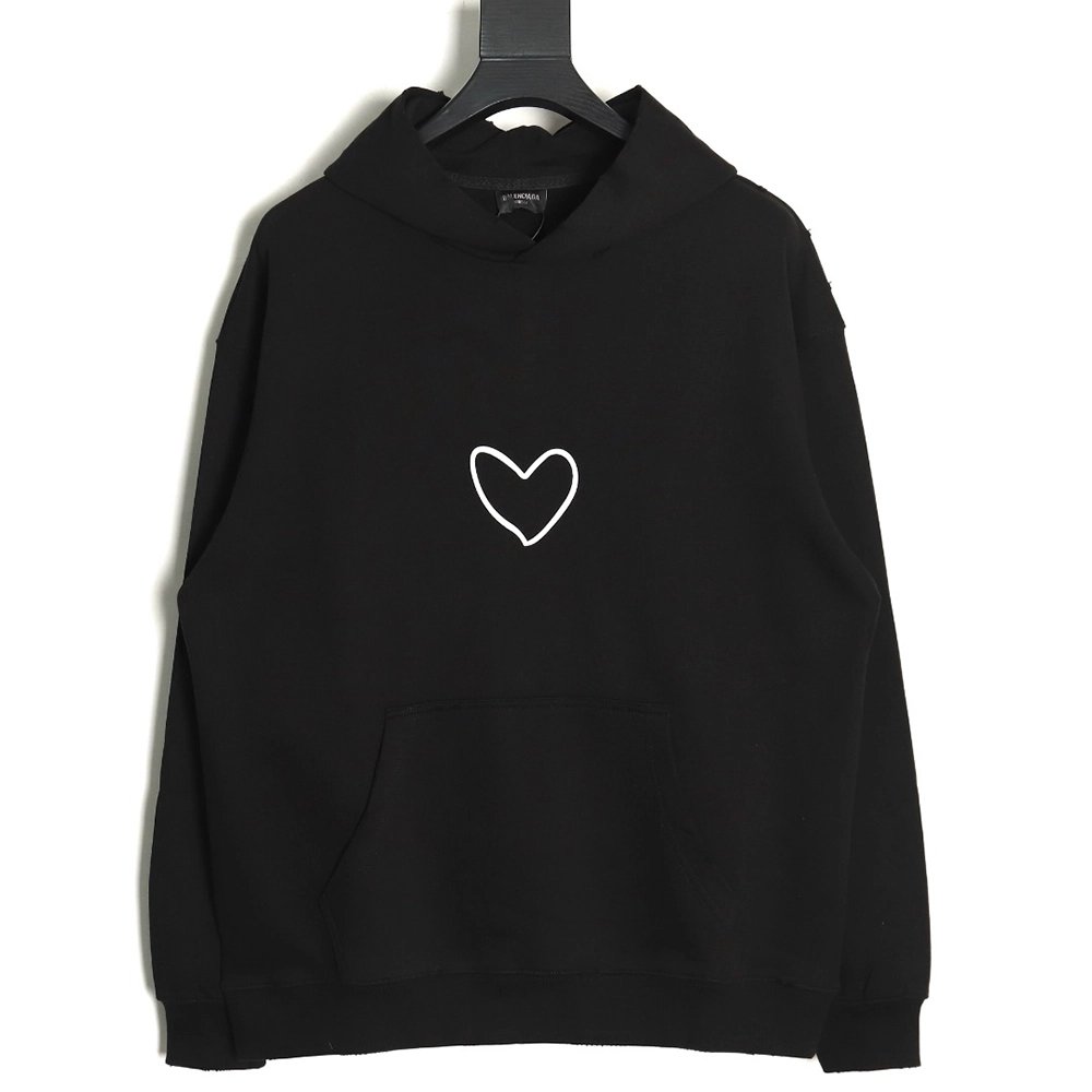 Balenciaga Valentines Day Limited Edition Hoodie,Cheap Replica Reps Balenciaga