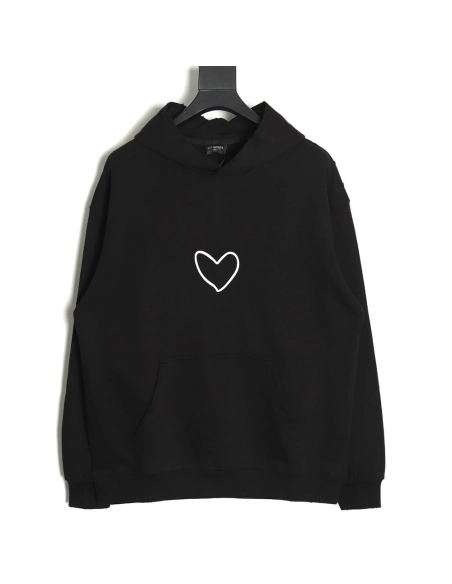 Balenciaga Valentines Day Limited Edition Hoodie,Cheap Replica Reps Balenciaga