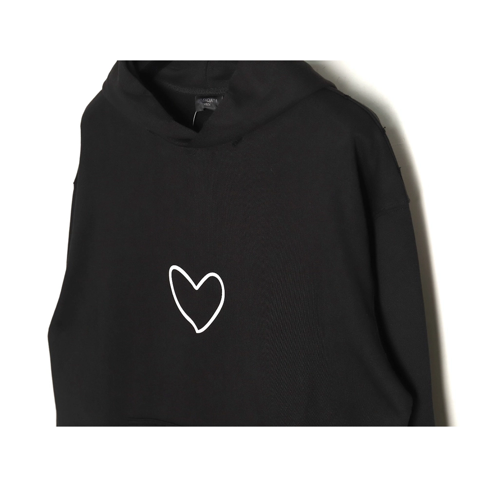 Balenciaga Valentines Day Limited Edition Hoodie,Cheap Replica Reps Balenciaga