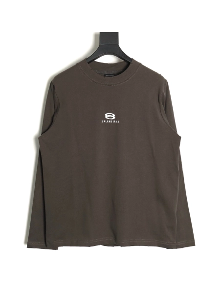 Balenciaga Embroidered Double Ring Long Sleeves TSK1,Cheap Replica Reps Balenciaga