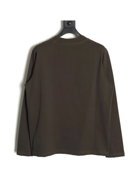 Balenciaga Embroidered Double Ring Long Sleeves TSK1,Cheap Replica Reps Balenciaga