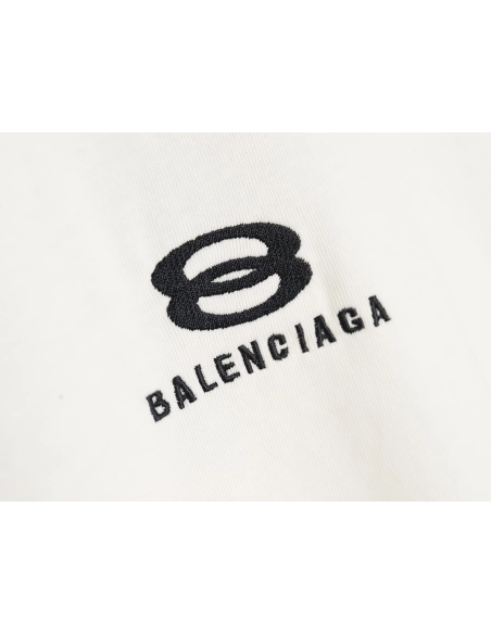 Balenciaga Embroidered Double Ring Long Sleeves,Cheap Replica Reps Balenciaga