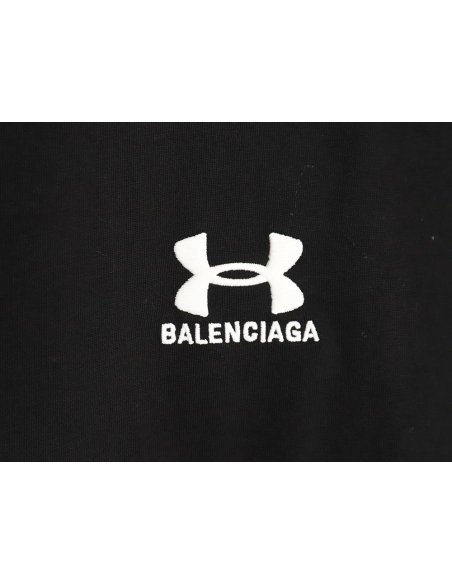 Balenciaga Under Armour Embroidered Colorblock Long Sleeve Tshirt,Cheap Replica Reps Balenciaga