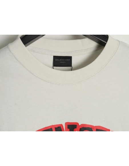Balenciaga Scissors foam print short sleeves,Cheap Replica Reps Balenciaga
