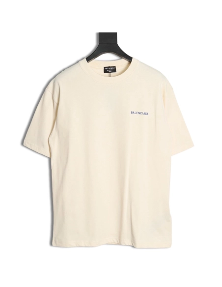 Balenciaga lettering print short sleeves,Cheap Replica Reps Balenciaga