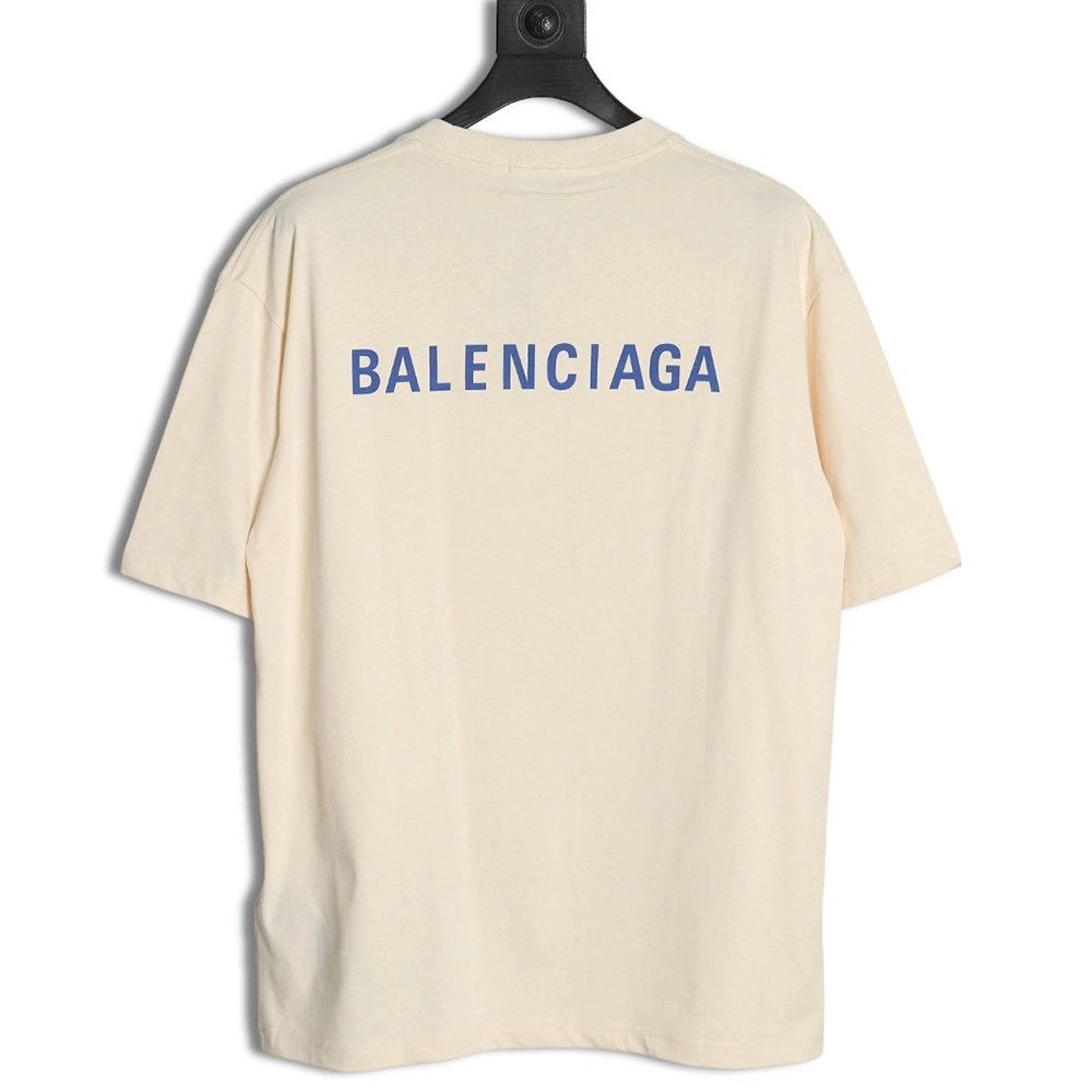 Balenciaga lettering print short sleeves,Cheap Replica Reps Balenciaga