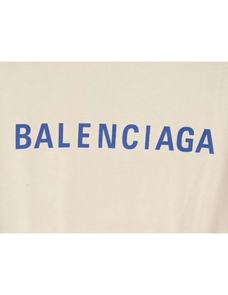 Balenciaga lettering print short sleeves,Cheap Replica Reps Balenciaga