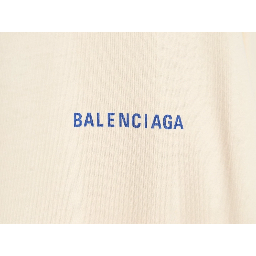 Balenciaga lettering print short sleeves,Cheap Replica Reps Balenciaga