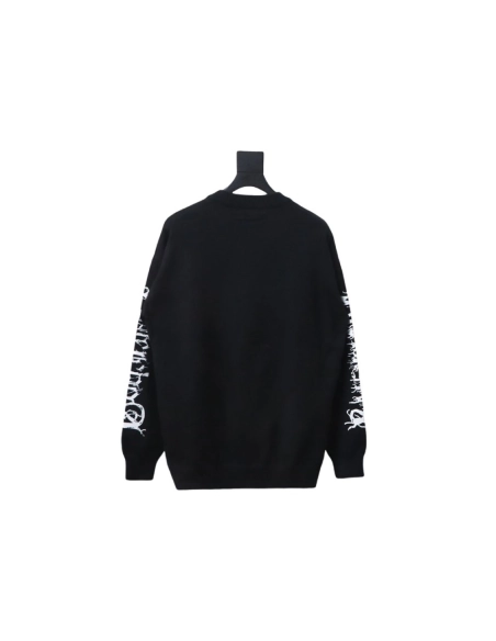Balenciaga flame logo print sweater,Cheap Replica Reps Balenciaga