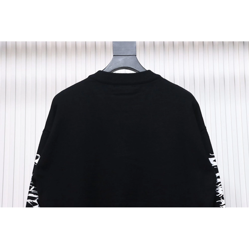 Balenciaga flame logo print sweater,Cheap Replica Reps Balenciaga