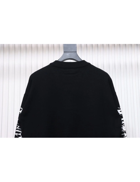 Balenciaga flame logo print sweater,Cheap Replica Reps Balenciaga