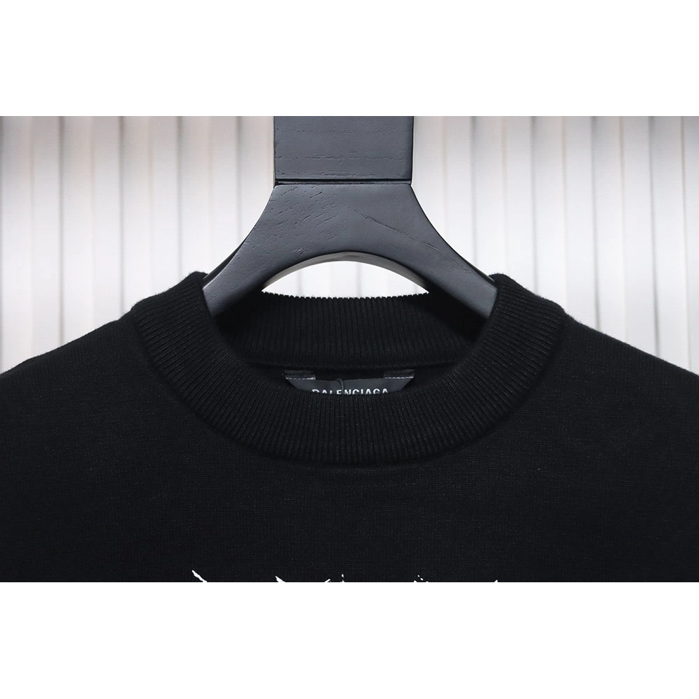 Balenciaga flame logo print sweater,Cheap Replica Reps Balenciaga