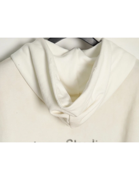 Acne Studios 1996 Washed Distressed Hoodie (White),Cheap Replica Reps Acne Studios
