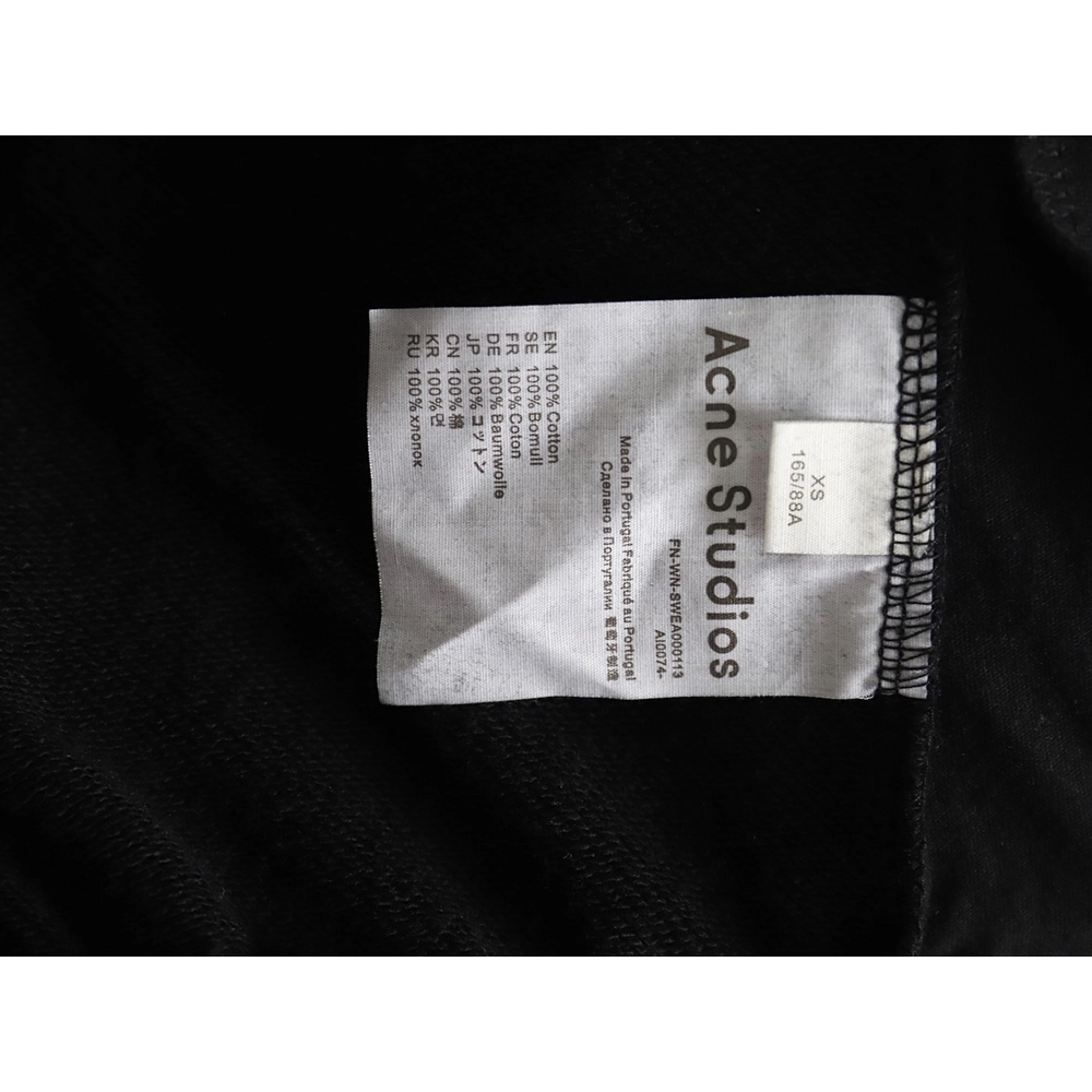Acne Studios 1996 Washed Distressed Hoodie TSK2,Cheap Replica Reps Acne Studios