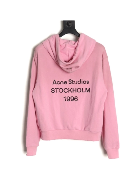 Acne Studios 1996 Washed Distressed Hoodie TSK1,Cheap Replica Reps Acne Studios