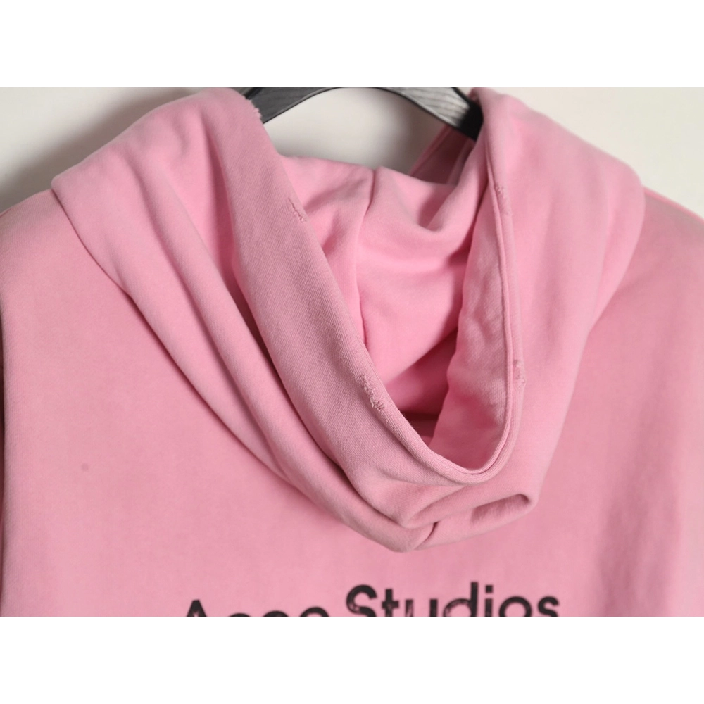 Acne Studios 1996 Washed Distressed Hoodie TSK1,Cheap Replica Reps Acne Studios