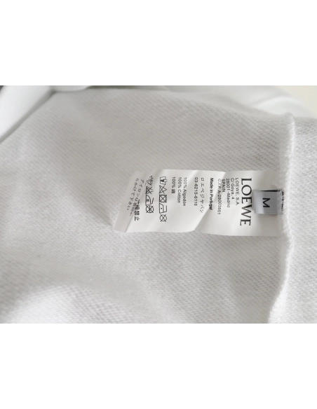 Loewe line logo embroidered hoodie,Cheap Replica Reps Loewe