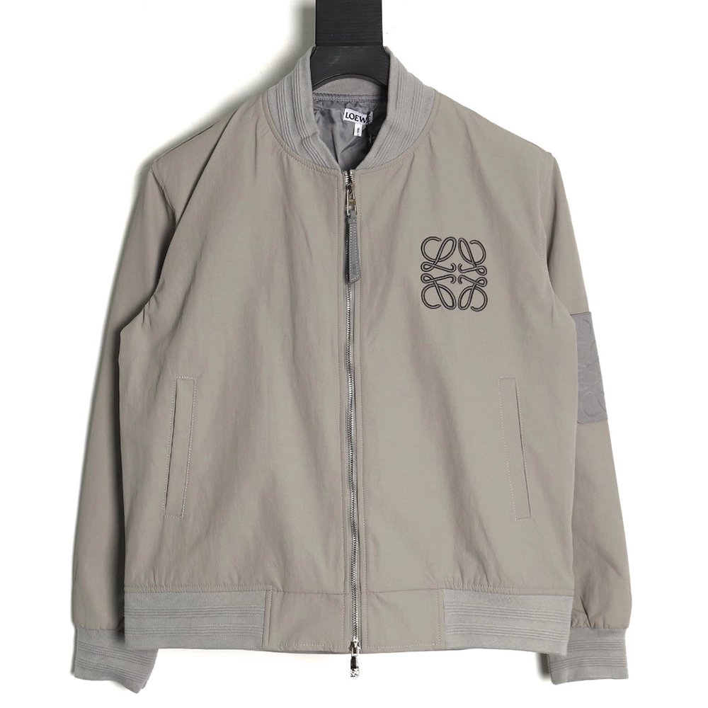 Loewe chest embroidered logo bomber jacket,Cheap Replica Reps Loewe