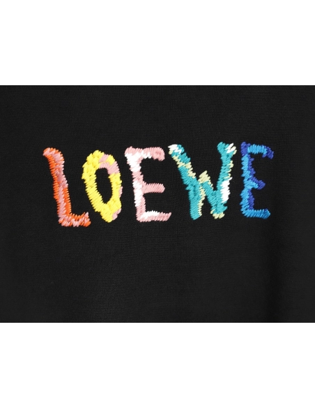 Loewe Weathered Woven Embroidered Sweater,Cheap Replica Reps Loewe