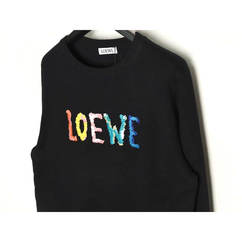 Loewe Weathered Woven Embroidered Sweater,Cheap Replica Reps Loewe