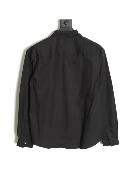 Loewe chest pocket embroidered lapel shirt TSK1,Cheap Replica Reps Loewe