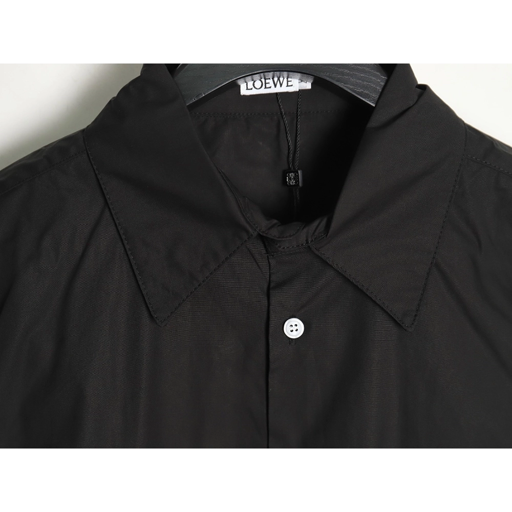 Loewe chest pocket embroidered lapel shirt TSK1,Cheap Replica Reps Loewe