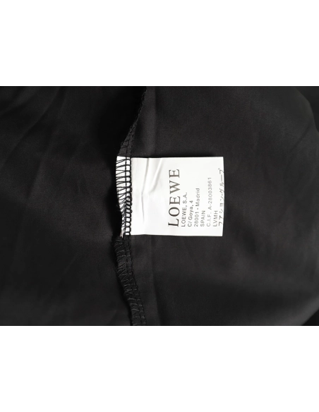 Loewe chest pocket embroidered lapel shirt TSK1,Cheap Replica Reps Loewe