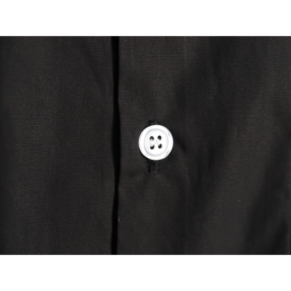 Loewe chest pocket embroidered lapel shirt TSK1,Cheap Replica Reps Loewe