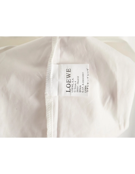 Loewe chest pocket embroidered lapel shirt,Cheap Replica Reps Loewe