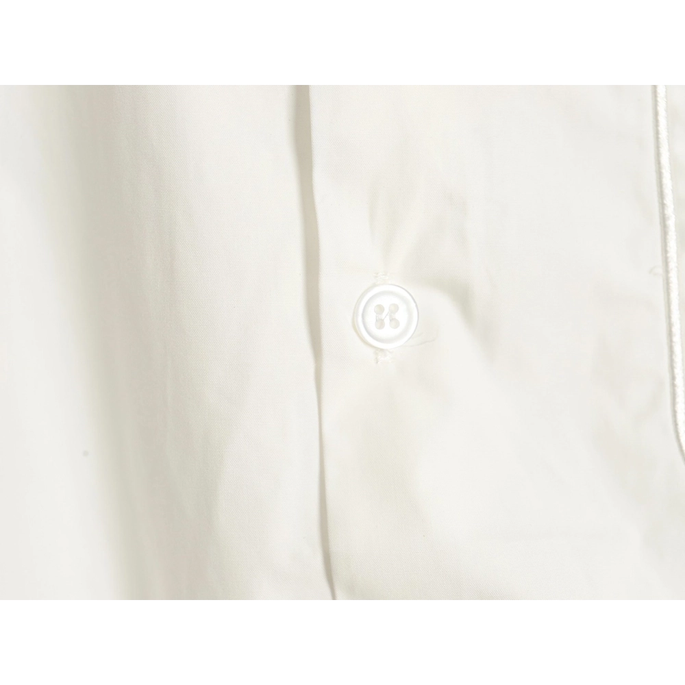 Loewe chest pocket embroidered lapel shirt,Cheap Replica Reps Loewe