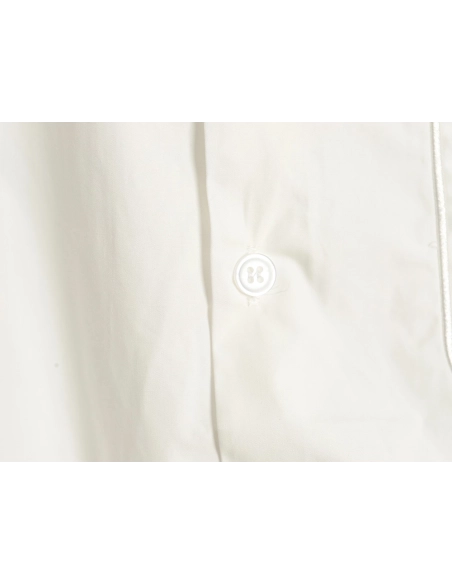 Loewe chest pocket embroidered lapel shirt,Cheap Replica Reps Loewe