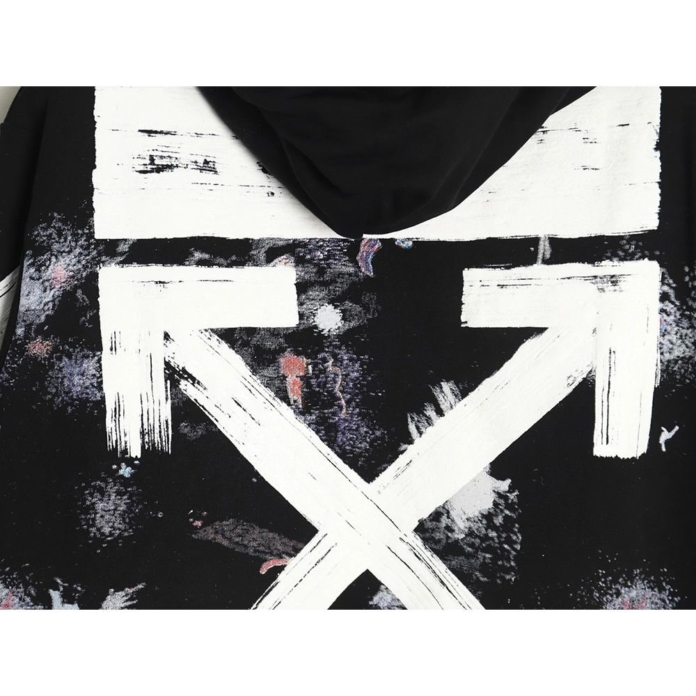 offwhite starry sky fireworks splash ink zipper sweatshirt,Cheap Replica Reps Off White