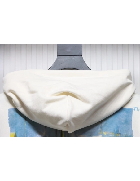 Offwhite painting print zipup hoodie,Cheap Replica Reps Off White