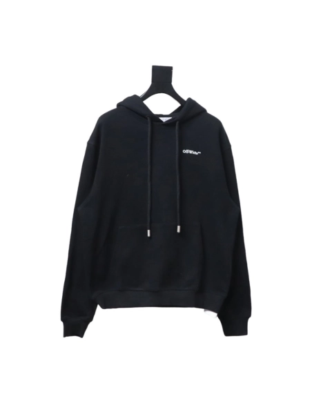 offwhite white embroidered arrows hoodie,Cheap Replica Reps Off White