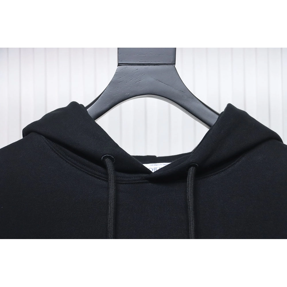 offwhite white embroidered arrows hoodie,Cheap Replica Reps Off White