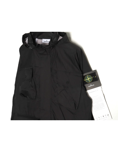 Stone Island MultiPocket Long Jacket ZipUp Jacket,Cheap Replica Reps Stone Island