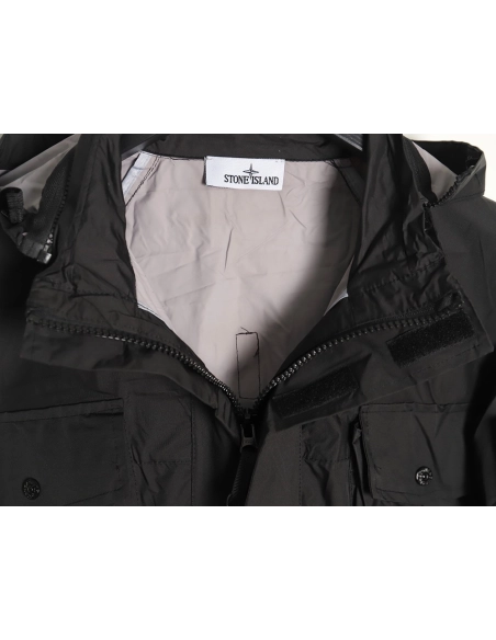 Stone Island MultiPocket Long Jacket ZipUp Jacket,Cheap Replica Reps Stone Island
