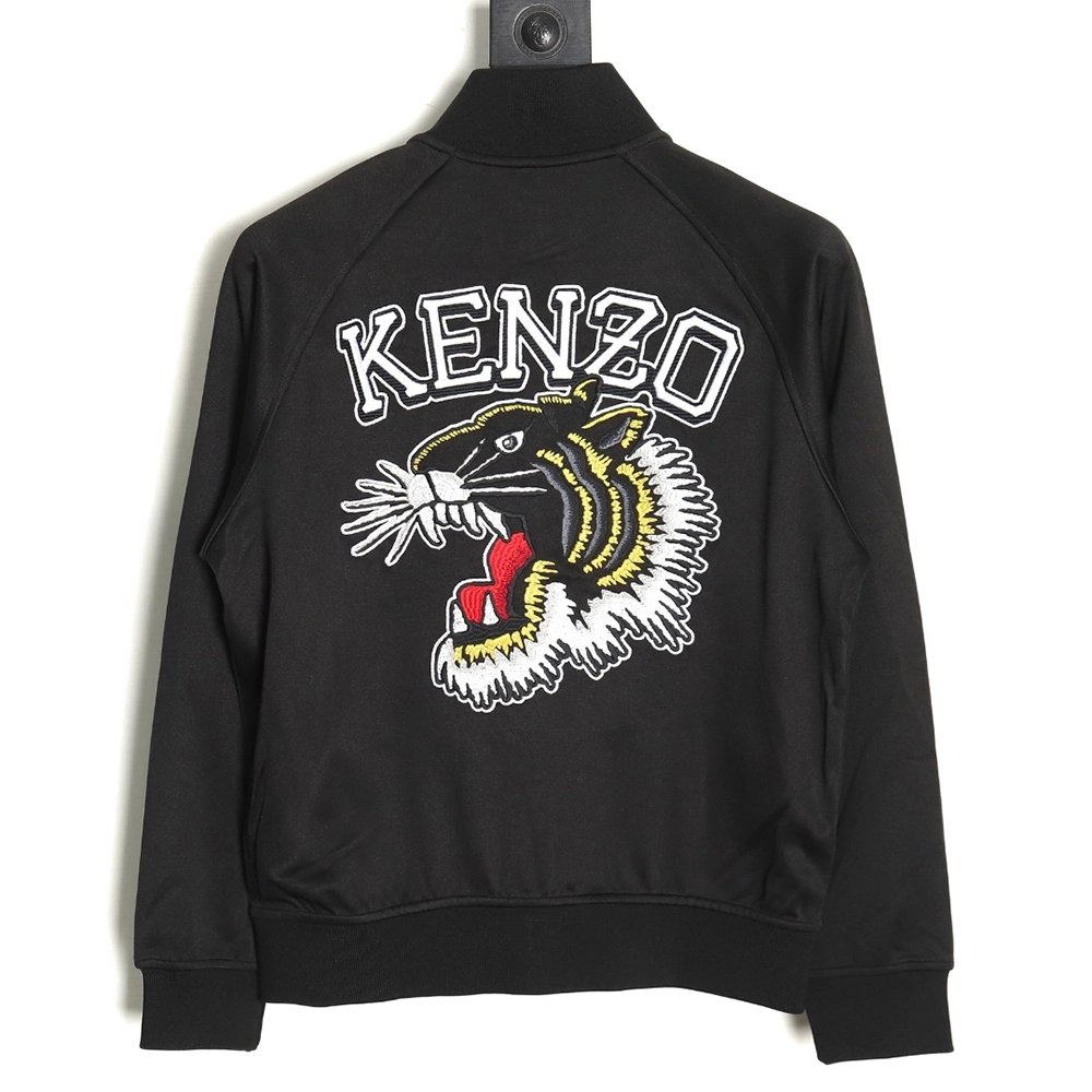 Kenzo tiger head embroidered jacket with back,Cheap Replica Reps Kenzo