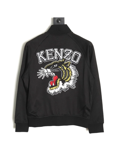 Kenzo tiger head embroidered jacket with back,Cheap Replica Reps Kenzo