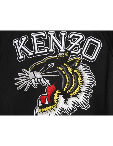 Kenzo tiger head embroidered jacket with back,Cheap Replica Reps Kenzo