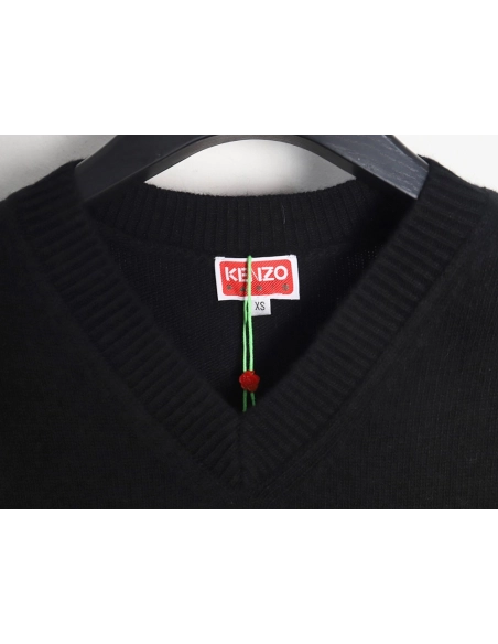 Kenzo BOKE Begonia flower pullover knitted sweater vest TSK1,Cheap Replica Reps Kenzo