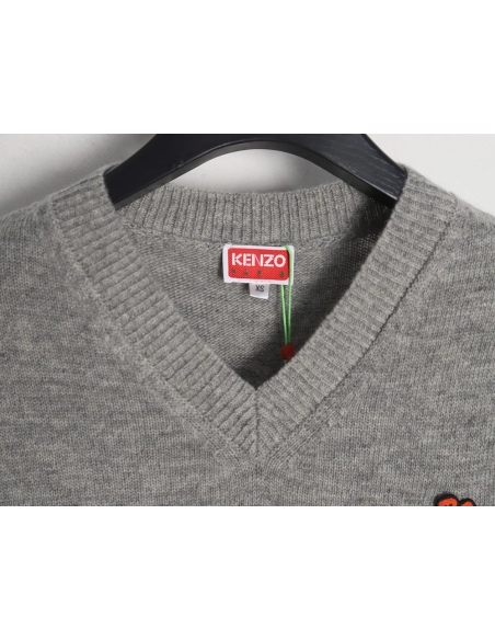 Kenzo BOKE Begonia flower pullover knitted sweater vest,Cheap Replica Reps Kenzo