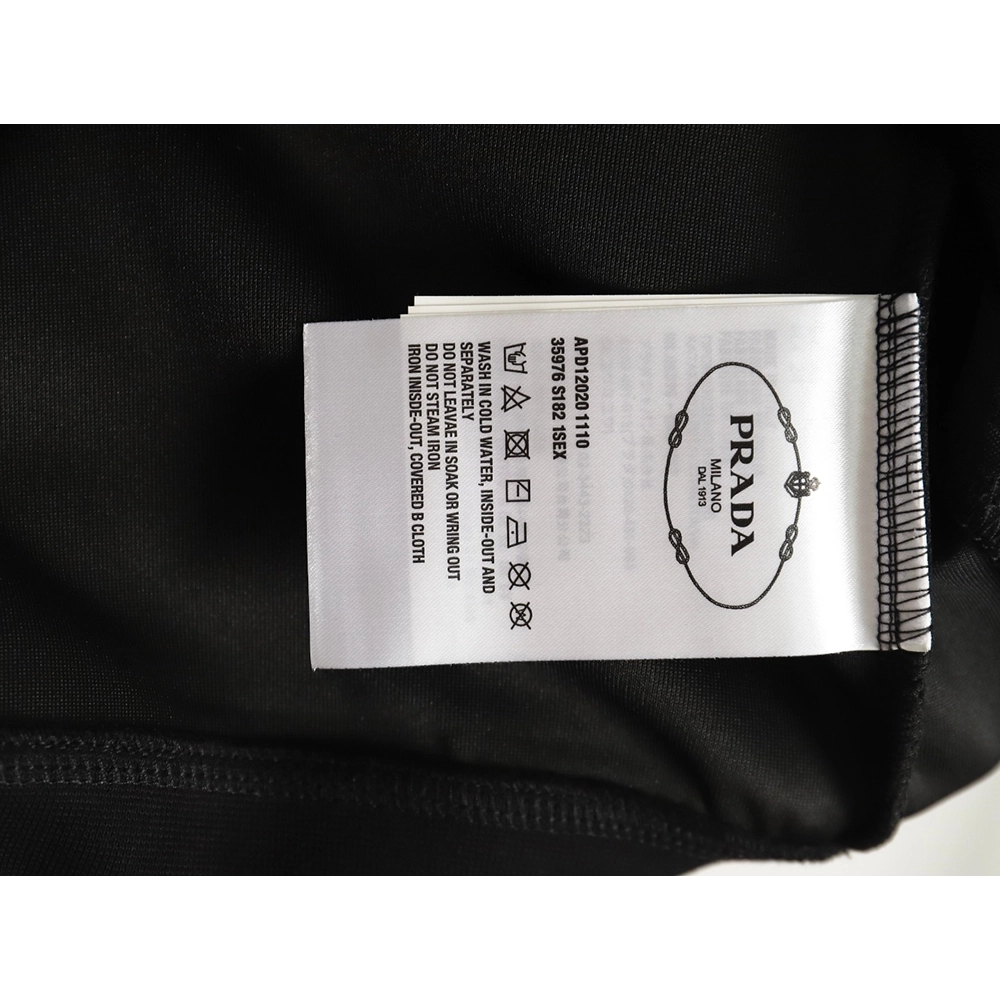 Prada triangle logo patchwork reflective stripe jacket,Cheap Replica Reps Prada