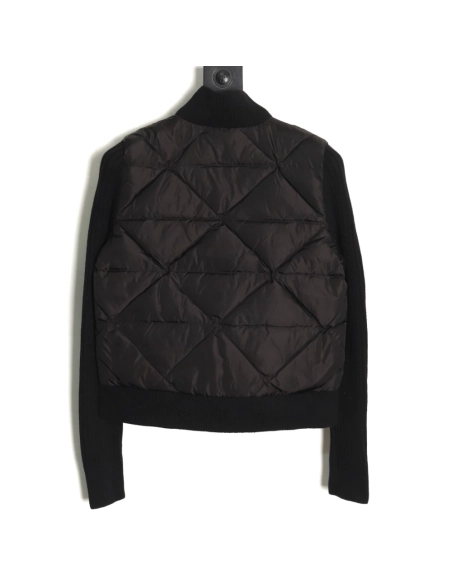 Prada diamond down patchwork jacket TSK1,Cheap Replica Reps Prada
